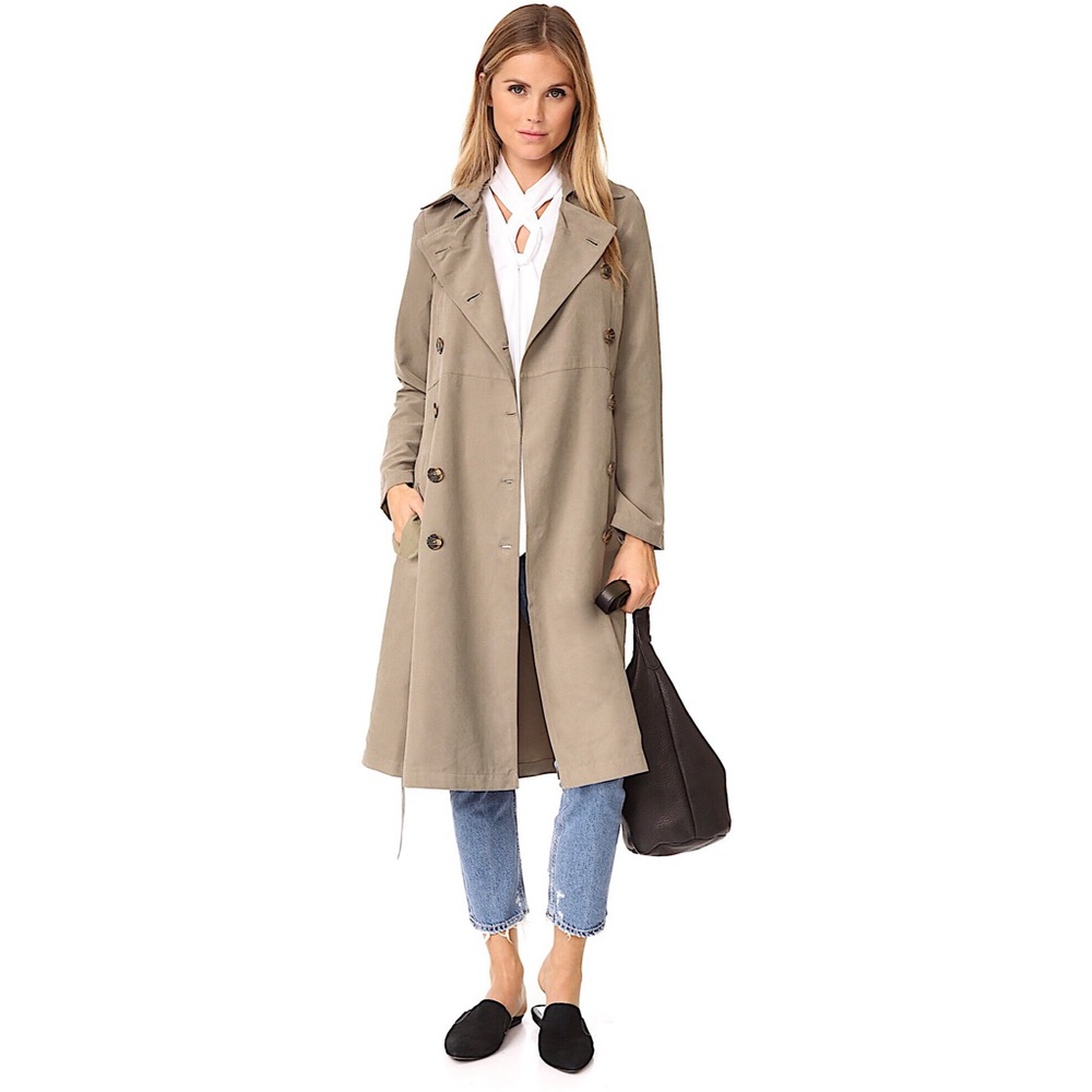 JACK BY BB DAKOTA LEXIA TRENCH COAT (DARK TAUPE)